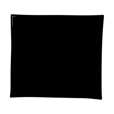 Görünür ayak izleri ve bıçaklı buldozerin stilize edilmiş siyah silueti