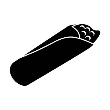 Görünür ayak izleri ve bıçaklı buldozerin stilize edilmiş siyah silueti