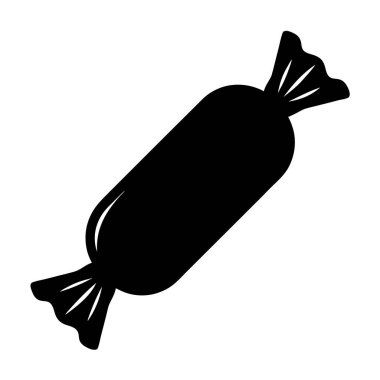 Paketlenmiş Şekerli Şeker Şekerlemesi Tatlı Yemek Öğesi Grafik Simgesi Çizim Tasarım Elemanı