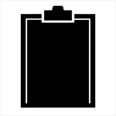 Kağıt tutacağı olan klasik bir panonun siyah silüeti