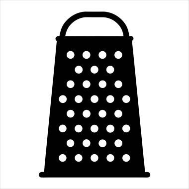 Peynir rendesi mutfak aletinin basit bir düz vektör tasarımı