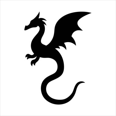 Kanatlı bir Ejderhanın Silueti, Güç ve Hüner Sembolü