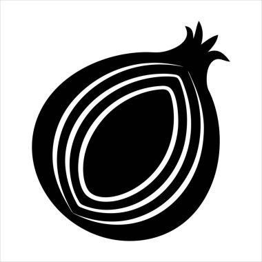 Seçkin Halkaları ve Siyah Kök Ucuyla Biçimlendirilmiş Soğan Bölümü