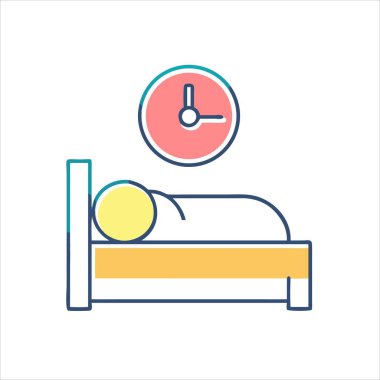 Yatakta Uyuyan Kişinin Dinlenme ve Rahatlama Resimleri Zamanı