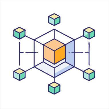 Uydu Düğümleriyle çevrili Merkezileştirilmiş İşlem Birimi ile Birbirine Bağlı Ağ