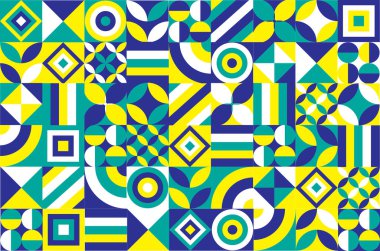 Geometri arka planı, geometri şekilleri, geomertri illüstrasyon vektörü, geometri simgesi.