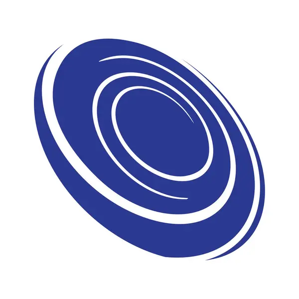 Grafik ve web tasarımı için beyaz arkaplan üzerindeki soyut spiral simge