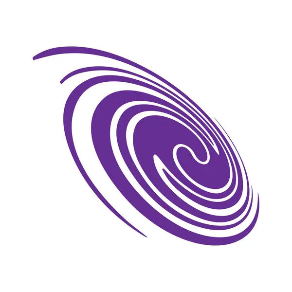 Grafik ve web tasarımı için beyaz arkaplan üzerindeki soyut spiral simge