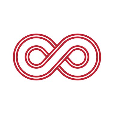 Sonsuzluk Tasarımı Vektör simgesi çizim şablonu tasarımı