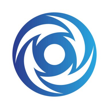 Kasırga logo taşıyıcı illüstrasyonu
