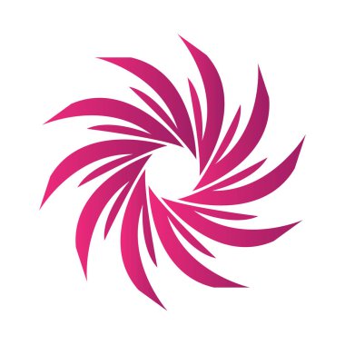 Spiral ikon. Girdap sembolü. Vektör illüstrasyon tasarımı