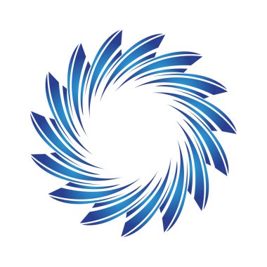 Spiral ikon. Girdap sembolü. Vektör illüstrasyon tasarımı