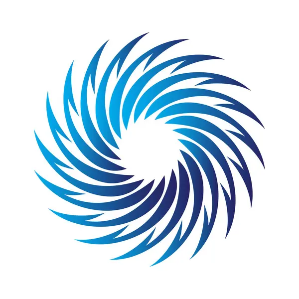 Spiral ikon. Girdap sembolü. Vektör illüstrasyon tasarımı