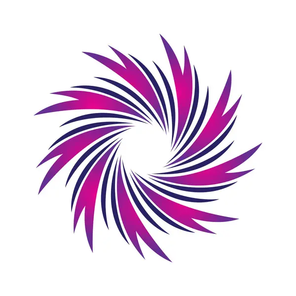 Spiral ikon. Girdap sembolü. Vektör illüstrasyon tasarımı