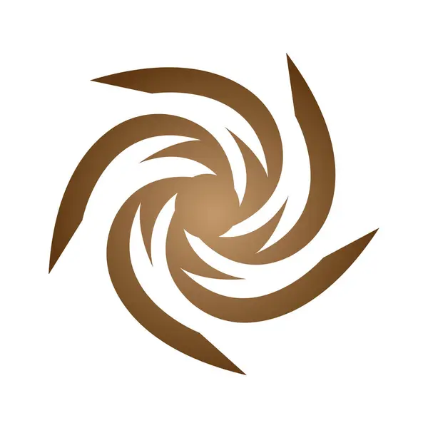 Spiral ikon. Girdap sembolü. Vektör illüstrasyon tasarımı