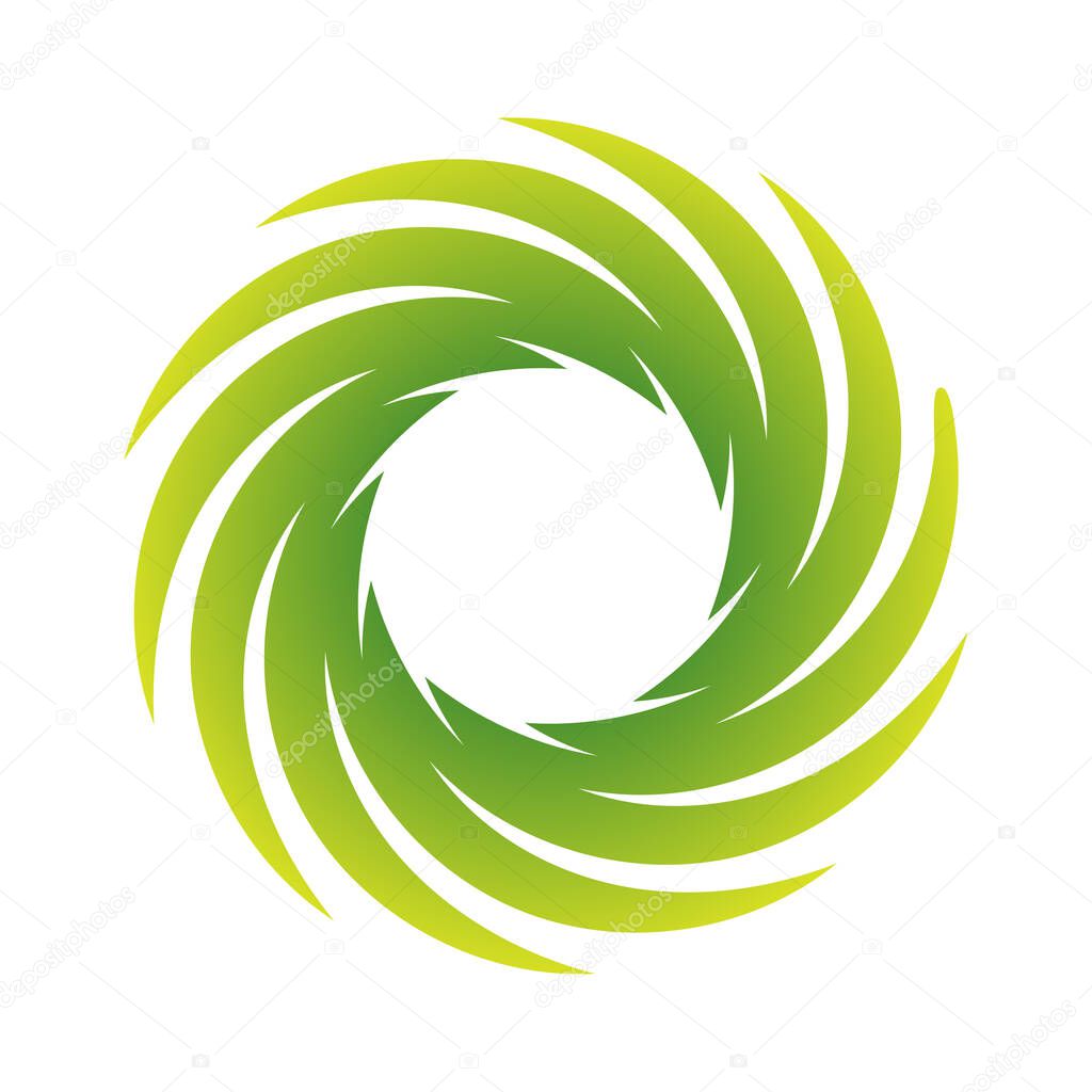 Vortex logo Vector illustration