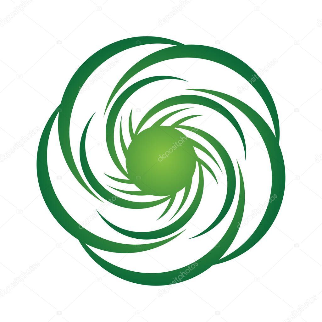 Spiral icon. Swirl symbol. Vector illustration design