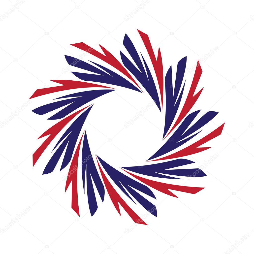 Abstract circle icon. Swirl logo. Swirl logo. Swirl logo