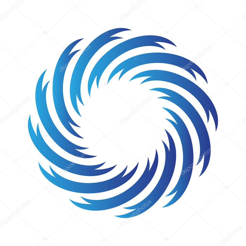 Abstract circle icon. Swirl logo. Swirl logo. Swirl logo