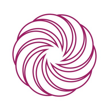 Hurricae girdap logo taşıyıcı illüstrasyonu