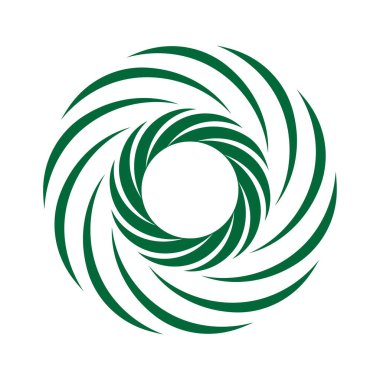 girdap logo Vektörü illüstrasyonu