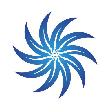 girdap logo Vektörü illüstrasyonu