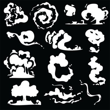 Dumanın çizim vektörü, animasyon tasarımı, illüstrasyon, karton, anime, sanat, logo tasarımı, taktik tasarım, vb..