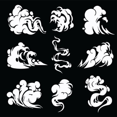 Dumanın çizim vektörü, animasyon tasarımı, illüstrasyon, karton, anime, sanat, logo tasarımı, taktik tasarım, vb..