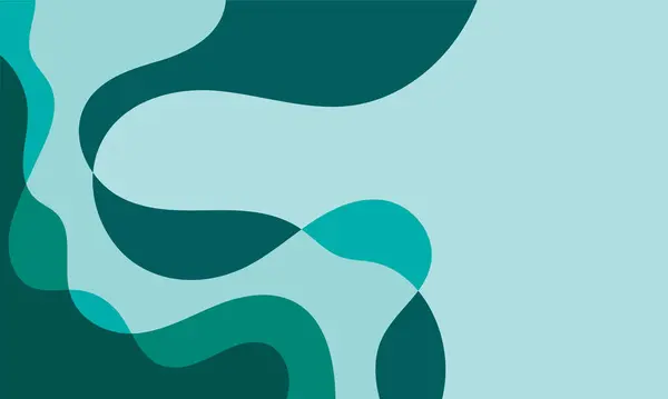 Dalgalı ve canlı yeşil arkaplan şablonu kopyalama alanı ayarlama sıvısı