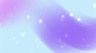 Beyaz benekli, mavi ve mor renkli dereceli arka plan, dijital tasarımlar, sunumlar, web sitesi arkaplanları ve sosyal medya grafikleri için idealdir. 4K döngü arkaplan canlandırması.
