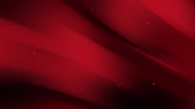 Çapraz parlayan çizgiler ve noktalarla kırmızı soyut arkaplan. Fütürist teknoloji tasarımları, dijital sanat konseptleri ve canlı arka planlar için uygundur. 4K döngü arkaplan canlandırması.