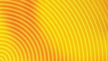 Turuncu arkaplandaki kıvrımlı sarı eğimli çizgiler. Soyut arka planlar, web tasarımları ve dijital sanat projeleri için uygun.