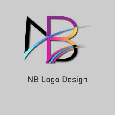  NB minimalist logo veya harf tasarımı