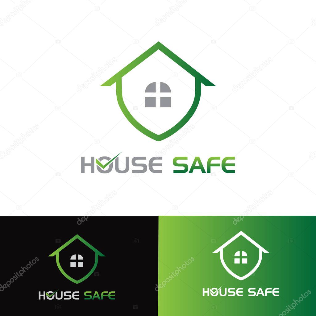 Safe House Logo Design Home Security Logo