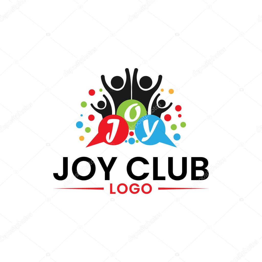 Joy Club Logo Celebration Logo