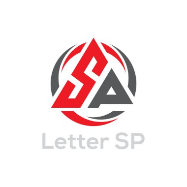 SP ve SA Harf Logosu Tasarımı