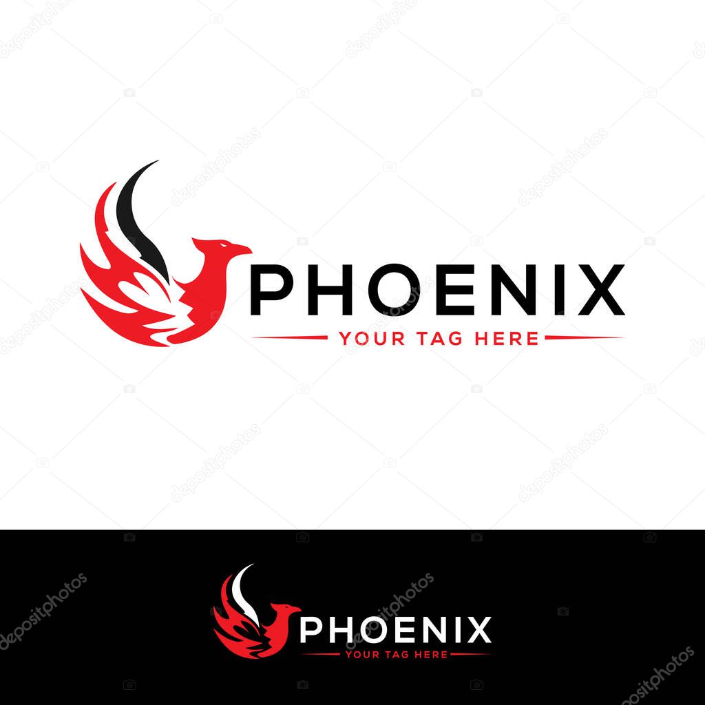 Phoenix Logo Design Firebird Logo