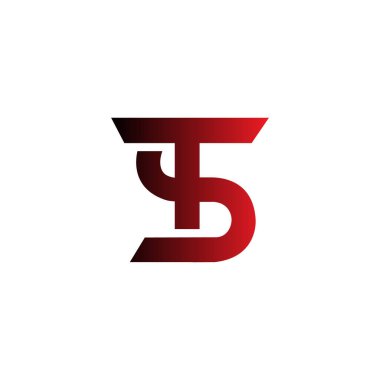 TS Lettermark Logo Tasarımı. TS ST Harfleme Logosu