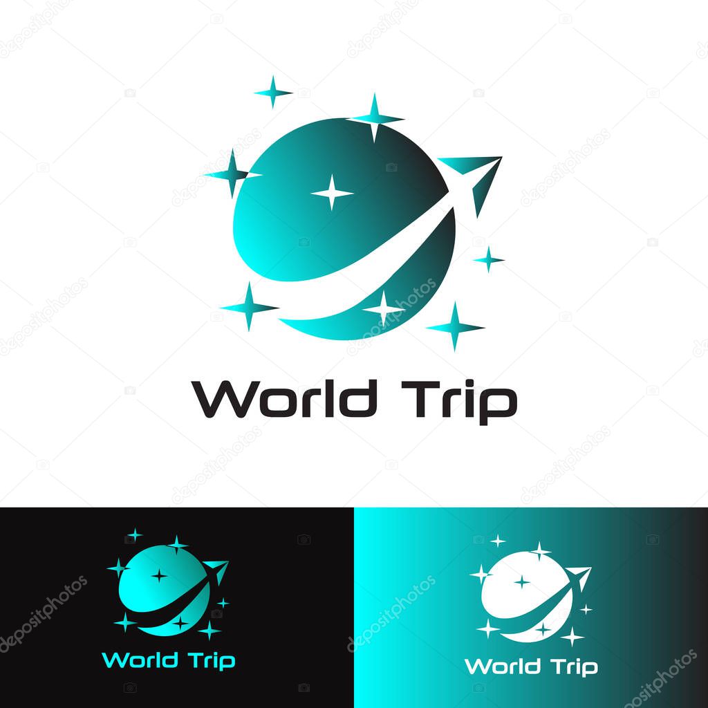 World Trip Logo Travel Logo