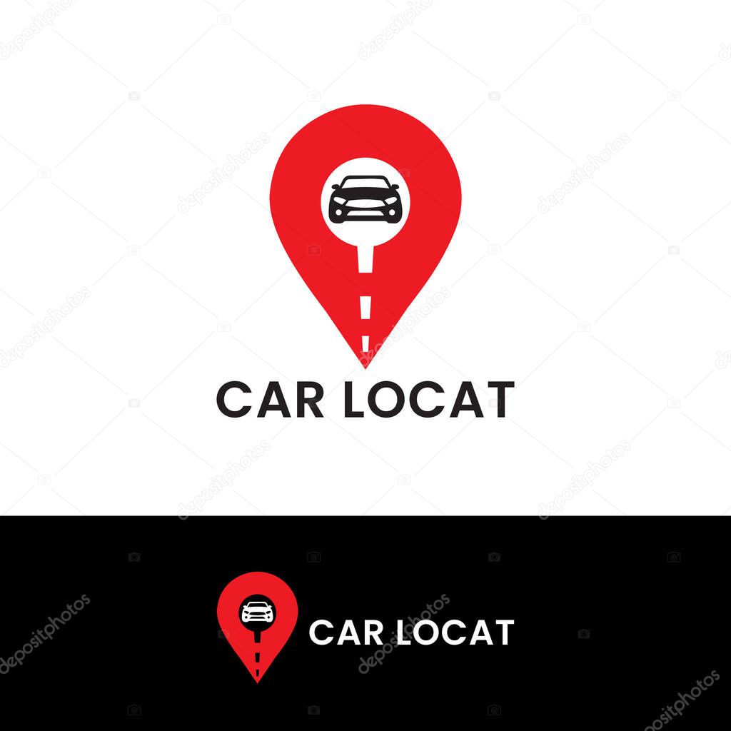 Car Location Logo for Navigation and Automotive Services Logo