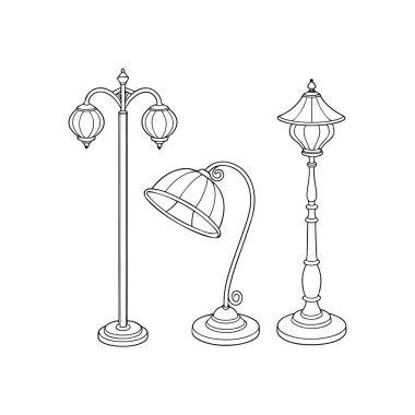 Tablo Lambası Işık Vektörü Tasarımı