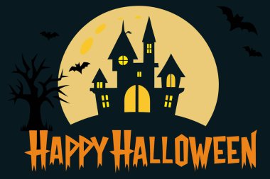 Cadılar Bayramı vektörü çizimin kutlu olsun.