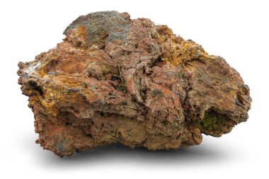 İzlanda Patlamasından Yosun Volkanik Oluşumuyla Sertleştirilmiş Lava Kayası