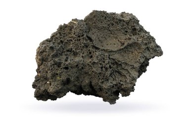 Magma lav volkanik yakın çekim makro fotoğraflar için Gri ve beyaz üzerinde düzenleme ve detay