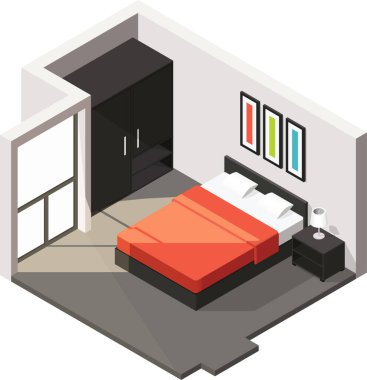 Isome tek yatak odalı iç mekan
