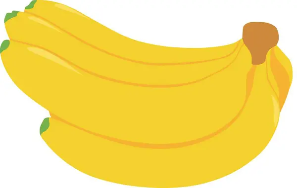 Beyaz arka planda izole edilmiş olgun muzlar.