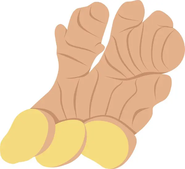 Bir demet bütün ve zencefil kökü kesin.