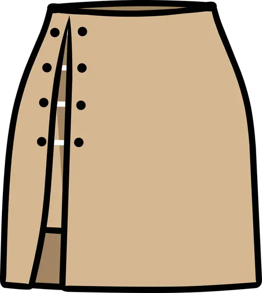 Beyaz arkaplanda askıları olan kısa etek.