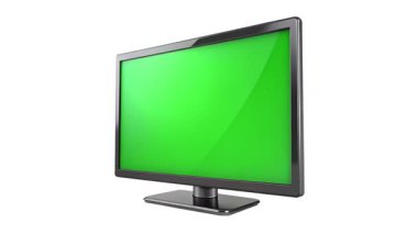 beyaz arkaplanda bilgisayar ekranı