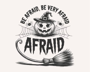 Cadı şapkası, süpürge sapı, örümcekler ve 